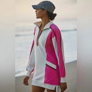 Daily Practice by Anthropologie Sporty Colorblock Mini Dress Pink Size Medium